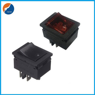 10A 20A ON OFF 2 Posisi 6 Pin DPDT Automotive Rocker Switch