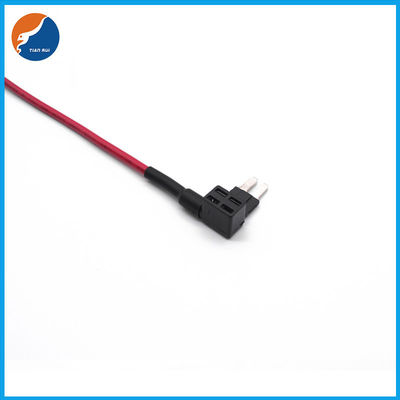 Tambahkan A Circuit Micro 2 Micro2 Inline ACZ Auto Car Fuse Tap Holder dengan Terminal Isolasi Biru