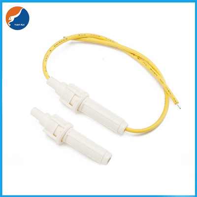Snap-In Type Fuseholder 20AWG 18AWG 5x20mm Glass Fuse Holder In-Line Wire Lead Fuse Holder