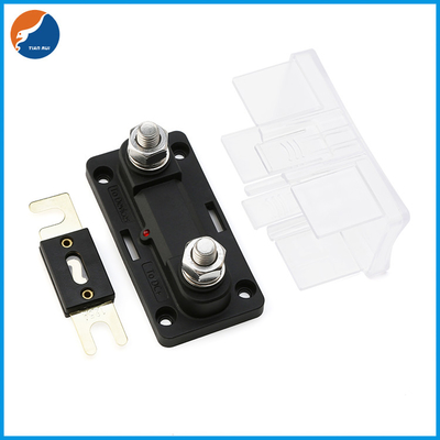Indikator LED Otomotif Fuse Holder 2 Pin 32V 300A ANL Fuse Holder Untuk Audio Mobil