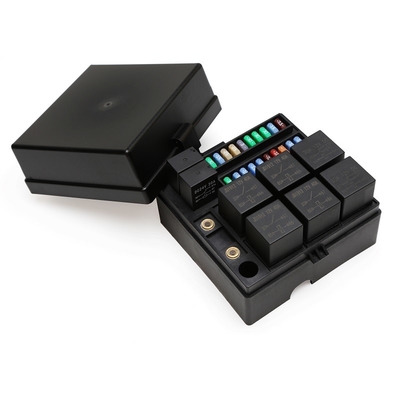 Kontrol Pusat Listrik 20 Slot Mini Blade Fuse Box 8 Way Micro Mini Relay Fuse Holder untuk Otomotif Kelautan