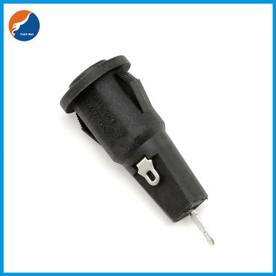 R3-54 6.3A 125V Panel Mounted Fuse Holder Miniatur Screw Cap Snap In