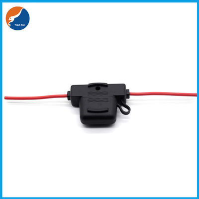 TR-505 12-24V Volt Tahan Air 8 10 AWG Inline Wire Lead Gauge Mobil Auto ATM MAXI Blade Fuse Holder