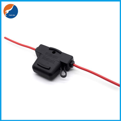TR-505 12-24V Volt Tahan Air 8 10 AWG Inline Wire Lead Gauge Mobil Auto ATM MAXI Blade Fuse Holder