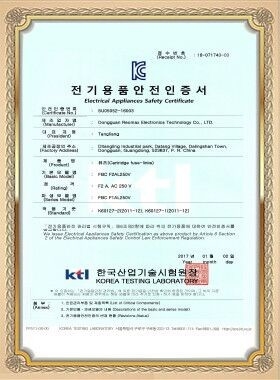 Cina Dongguan Tianrui Electronics Co., Ltd Sertifikasi